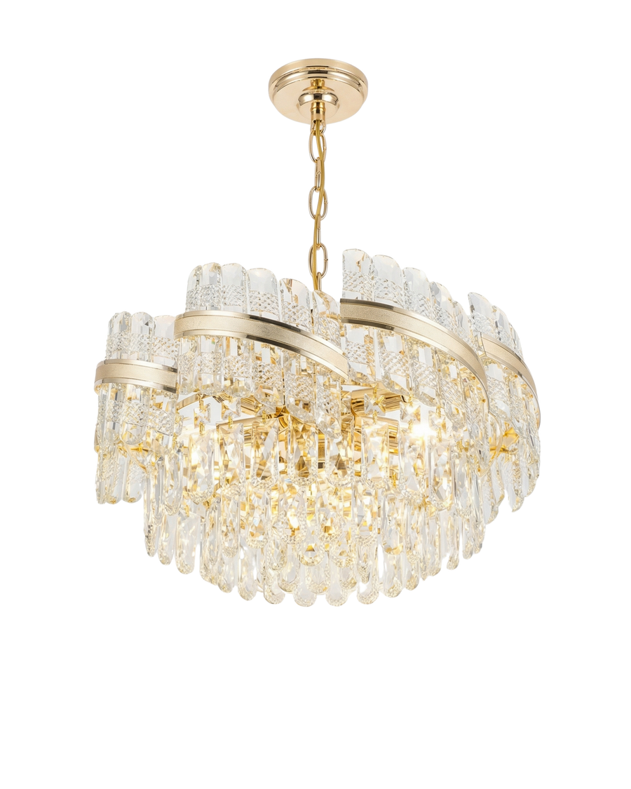 Crystal Drum Chandelier