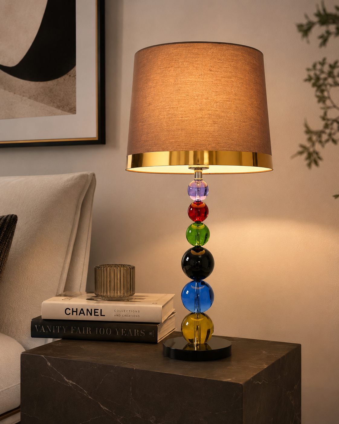 Rainbow Table Lamp