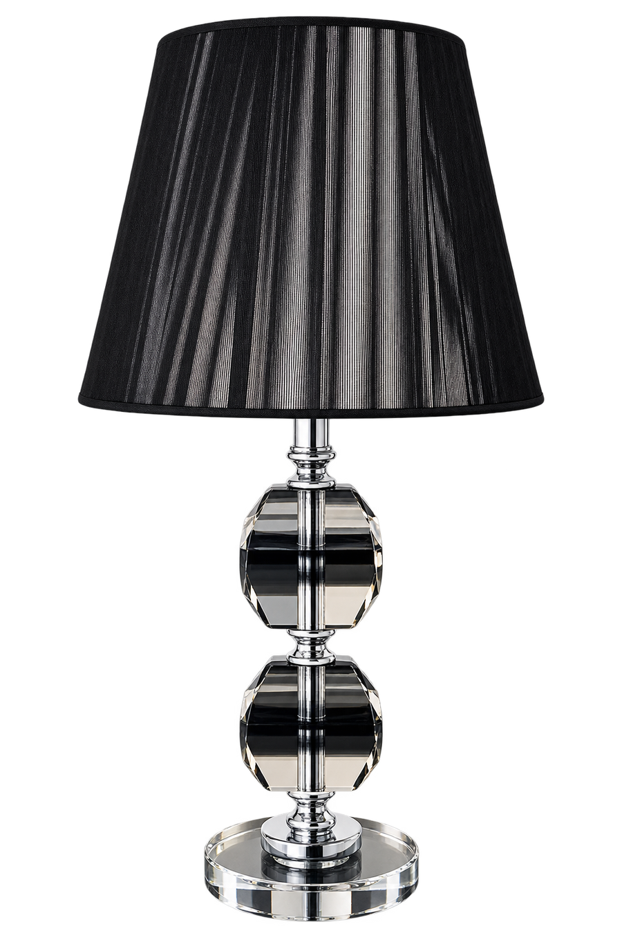Silver Orb Table Lamp