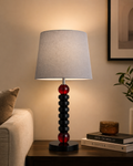Aurora Red Glass Table Lamp