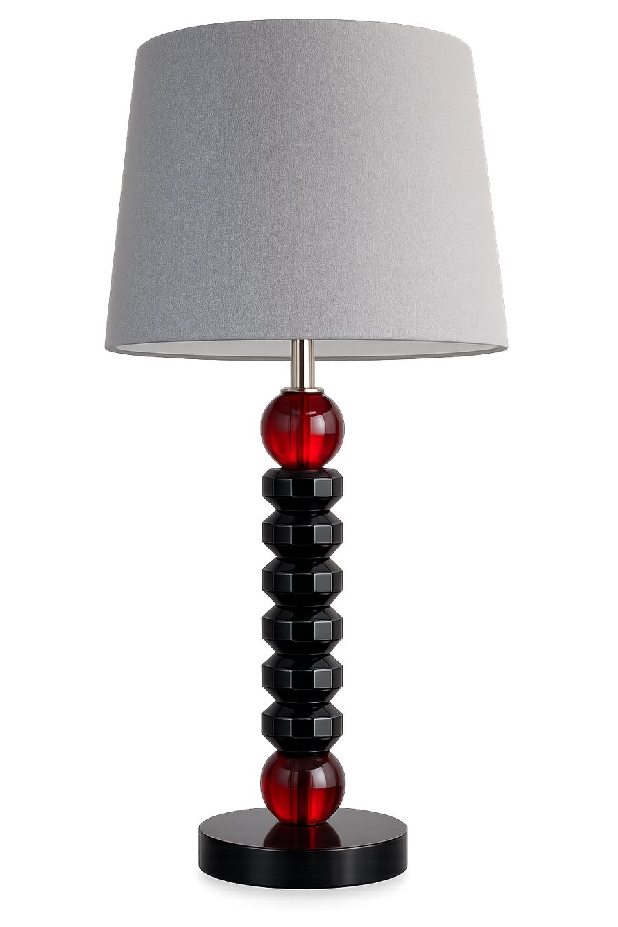 Aurora Red Glass Table Lamp