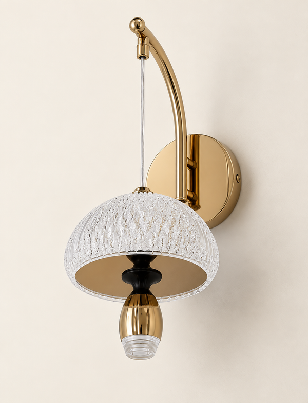Crystal Parasol LED Wall Light