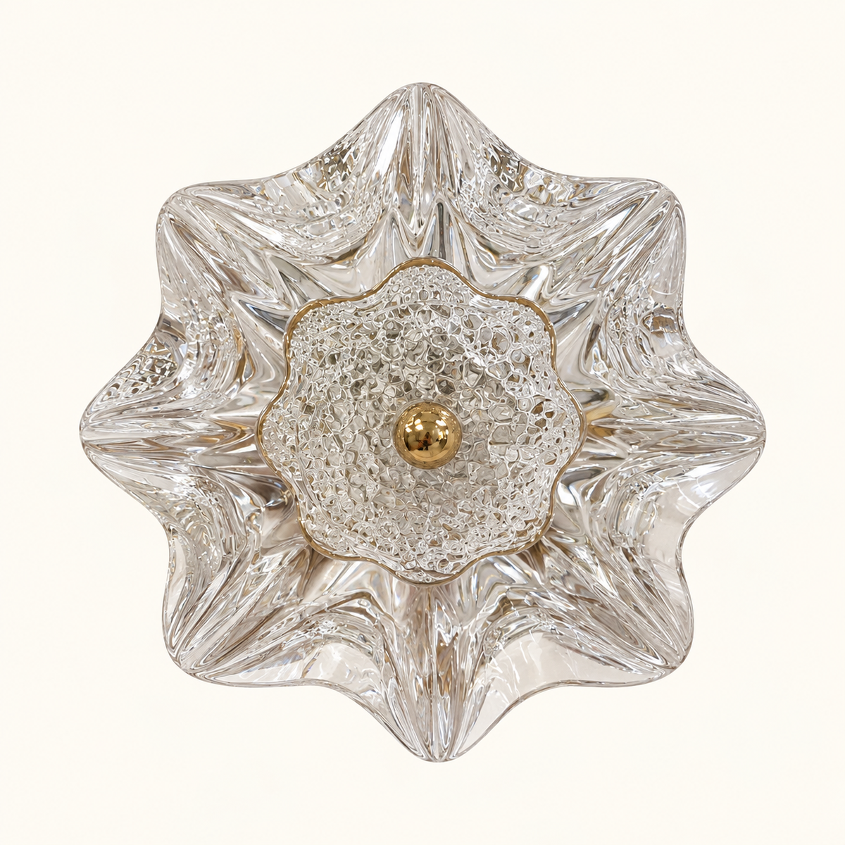 Crystal Petal Wall Light