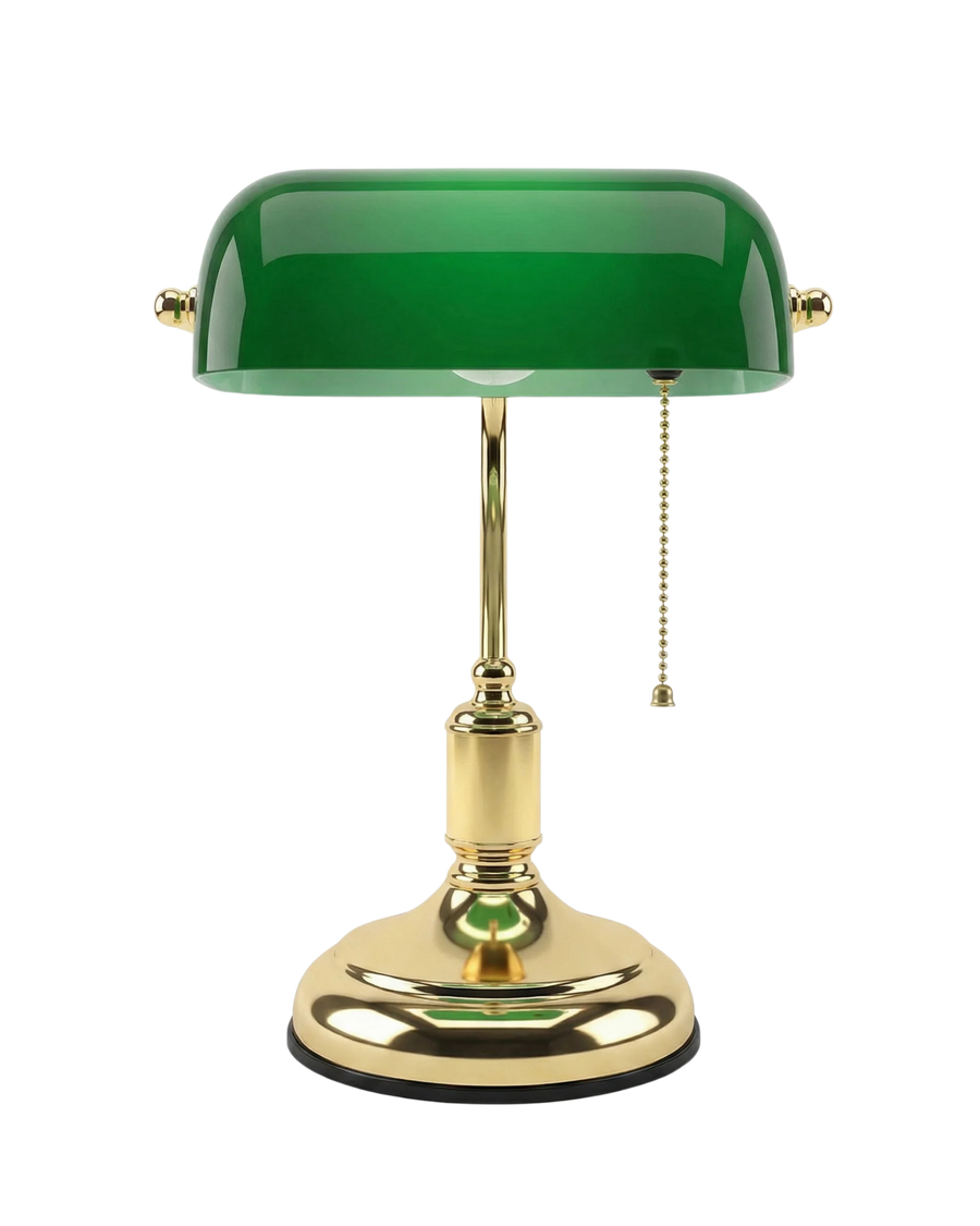 Classic Banker’s Desk Lamp with Pull Chain