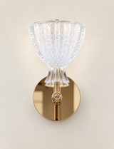 Crystal Bloom LED Wall Light