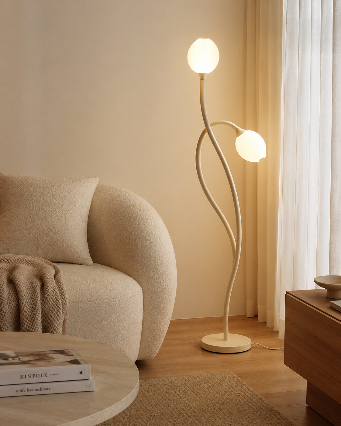 Duo Glow Orb Floor Lamp