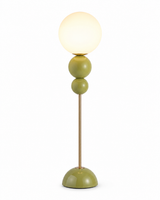 Orb Stack Sage Globe Floor Lamp