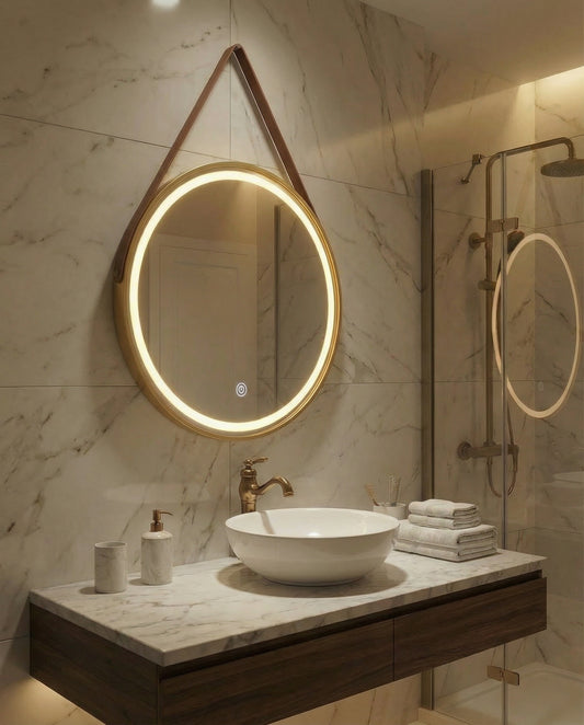 Strap-Hung LED Bathroom Mirror Light