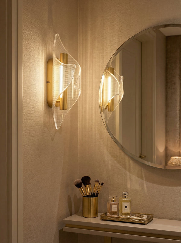 Ripple Ribbon Wall Sconce