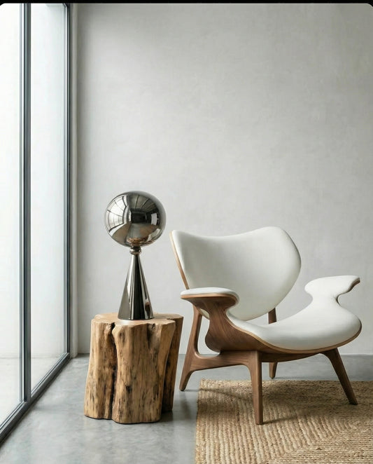 Mirror Globe Table Lamp