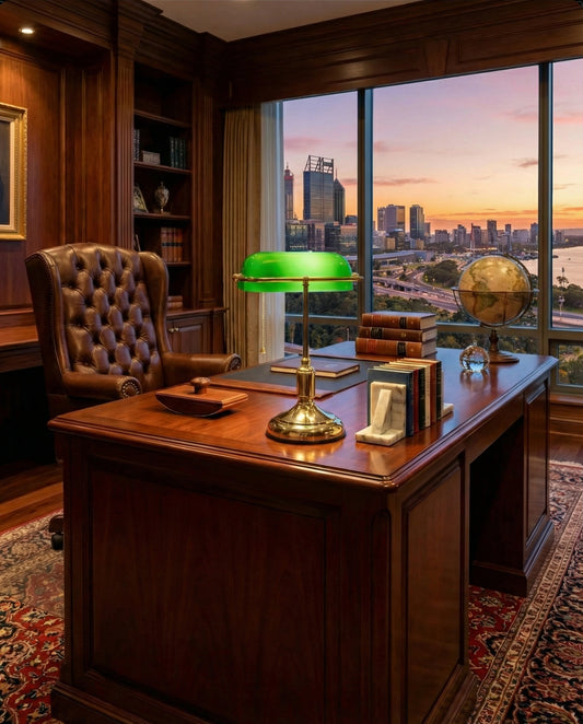 Classic Banker’s Desk Lamp with Pull Chain