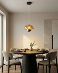 Amber Halo Pendant Light